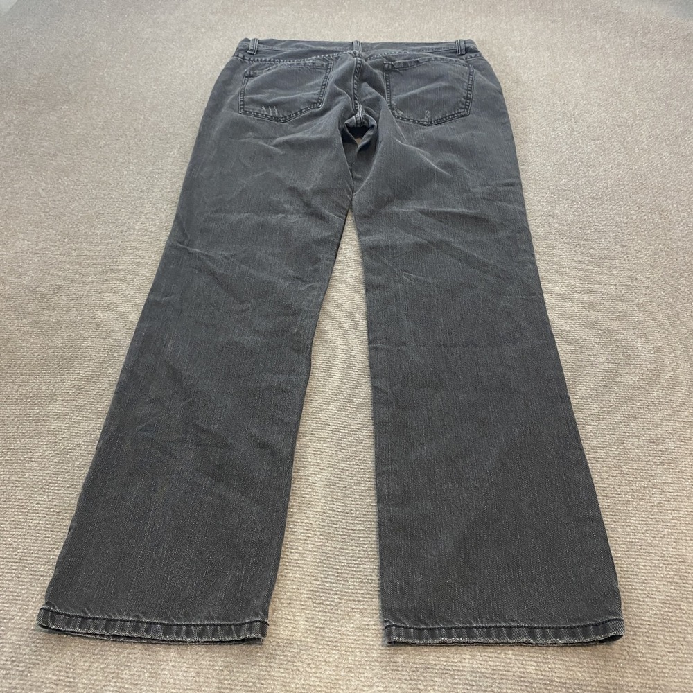 CAbi Jeans Womens 10 Black Straight Leg Pants Style 188 Denim Casual Classic